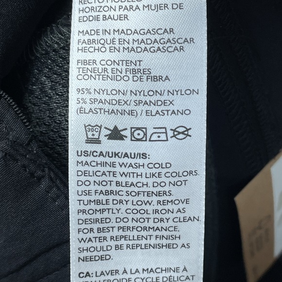 Eddie Bauer Women's 16 Horizon Straight Ankle Pant Black H0897 - Picture 8 of 12